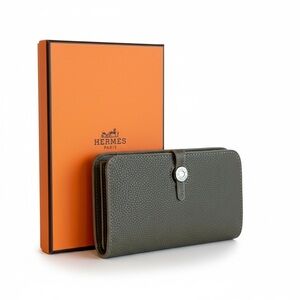 🆕 Luxury “HERMES” Style Dogon Compact wallet 🆕